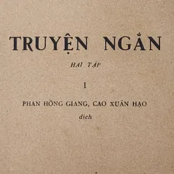 Truyện ngắn chọn lọc của nhà văn Anton Chekhov, dịch giả: Cao Xuân Hạo & Phan Hồng Giang 705201