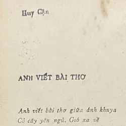 Tập “Thơ Tặng Người Yêu”, tranh bìa Picasso. 959863