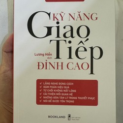 Sách - Kỹ năng giao tiếp đỉnh cao ( mới mua chưa dùng )