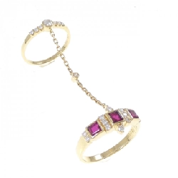 Nhẫn Ruby 750YG 0.73CT - Hàng hiệu Chính hãng