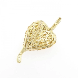 K18YG Sapphire Brooch 6.35CT - Hàng hiệu Chính hãng 869744