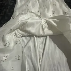 Váy voan tơ hoạ tiết hoa đính ngọc size M 728479