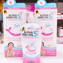Sữa DƯỡng Thể Alpha Arbutin 5Plus VitC Body Serum Princess Bkk Skin Thái Lan 500ml 562009