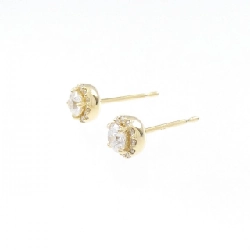 K18YG/ST Bông tai kim cương 0.219CT 0.233CT D VS2 VG - Hàng hiệu Chính hãng 874607