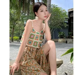 3c Áo Len Đan Croptop 2 Dây Tanktop  592830