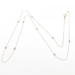 K18PG Dây chuyền kim cương 0.30CT - Hàng hiệu Chính hãng 848816