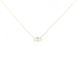 K18YG Dây chuyền kim cương 0.16CT - Hàng hiệu Authentic