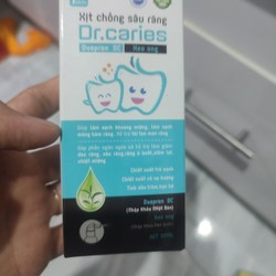 Xịt chống sâu răng DrCaries-hỗ trợ làm sạch khoang miệng,tái tạo men răng,ngừa ê buốt răng