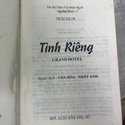 TÌNH RIÊNG- VICKI BAUM 531456