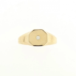 【Sản phẩm mới】Nhẫn kim cương K18YG 0.03CT 670174