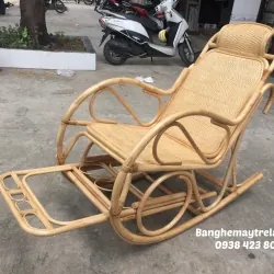 Ghế bập bênh mây tự nhiên thư giãn 789266