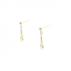 K18YG Bông tai hình trái tim Citrine - Hàng hiệu Chính hãng 868740