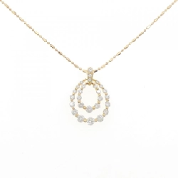 K18YG Dây chuyền kim cương 1.02CT - Hàng hiệu Chính hãng