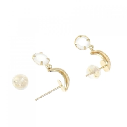 K18YG Đá mặt trăng Bông tai - Hàng hiệu Chính hãng 872921