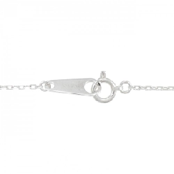 K18WG Dây chuyền kim cương chéo 0.30CT - Hàng hiệu Authentic 863013