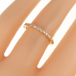 Nhẫn kim cương K10YG 0.04CT 673597