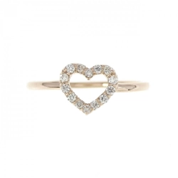 Nhẫn kim cương hình trái tim K18PG 0.10CT 672899