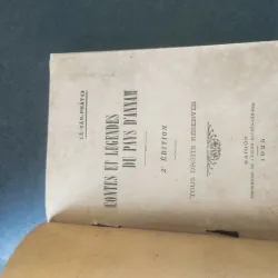 ​[Sách Xưa 1925] Contes Et Légendes Du Pays D'Annam - Bản phục hồi (Lê Văn Phát) 996362