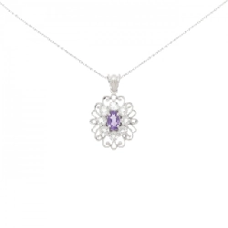 K10WG Amethyst Necklace - Hàng hiệu Authentic