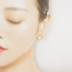 Bông tai ngọc trai Akoya K18YG 7.1mm - Hàng hiệu Chính hãng 872894