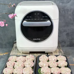 Nồi chiên hơi nước KALITE STEAM FUSION PRO, 4in1 chiên, hấp, nướng, rã đông, 20 lít 734429