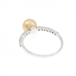 Nhẫn ngọc trai trắng K18WG 6.7mm - Hàng hiệu Authentic 848639