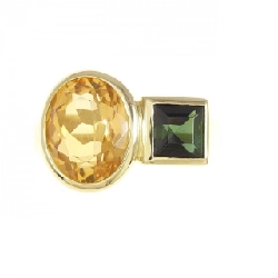 Nhẫn Citrine 750YG - Hàng hiệu Authentic 849653