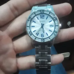 Đồng hồ nữ Casio dây kim loại mặt tròn phong cách thể thao 971100