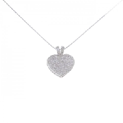 K18WG Dây chuyền kim cương 1.55CT - Hàng hiệu Chính hãng