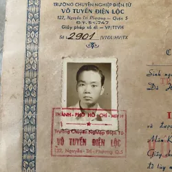 Bộ giấy tờ nghề Vô tuyến điện Sài Gòn (1964-1982) 1013283