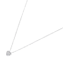 K10WG Dây chuyền kim cương hình trái tim - Hàng hiệu Authentic 858092