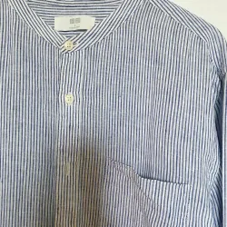 Áo linen Uniqlo kẻ sọc 1008093