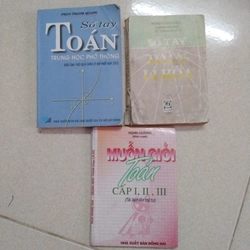 Combo 3 sổ tay Công thức toán Lý hoá
