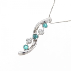 K18WG Paraiba Tourmaline Necklace 0.16CT - Hàng hiệu Authentic 859572