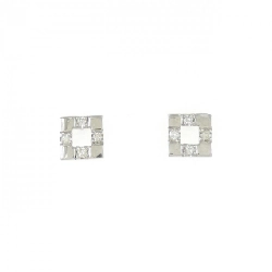 PT900 Bông tai kim cương 0.08CT - Hàng hiệu Authentic