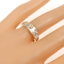 Nhẫn kim cương K10YG hình đầu lâu 669925