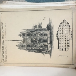 (1970-1971) Tập vẽ tay về Lịch Sử Kiến trúc Tôn Giáo của sinh viên Đại học Kiến Trúc 279447