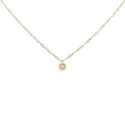 K10YG Dây chuyền kim cương - Hàng hiệu Chính hãng