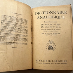 Dictionnaire Analogique — Từ điển Tương tự (Analog) — 1936s 495713