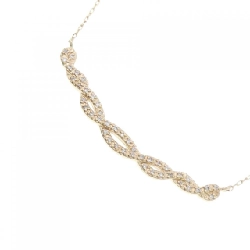 Dây chuyền kim cương K18YG 0.06CT - Hàng hiệu Chính hãng 861524