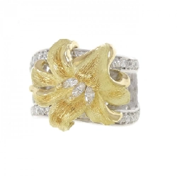 Nhẫn Kim Cương Hoa Matsui Hisako 0.10CT - Hàng hiệu Authentic 836815