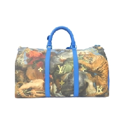 Túi xách Boston Louis Vuitton Monogram Selty (MASTERS) Keepall Bandoulière 50cm M43344 - Hàng hiệu Chính hãng 803536