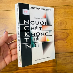 Người chết không thể nói - Agatha Christie- bìa mềm- 2000 #TAKE 208638