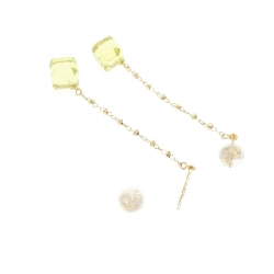 K18YG Đá Quý Bông Tai 4.00CT - Hàng hiệu Chính hãng 870566