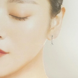 K18WG Bông tai kim cương 0.16CT - Hàng hiệu Chính hãng 868478