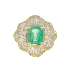 Nhẫn Emerald K18YG 0.96CT - Hàng hiệu Chính hãng 850601