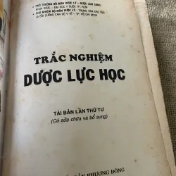 Trắc nghiệm dược lực học, 580 trang  795816