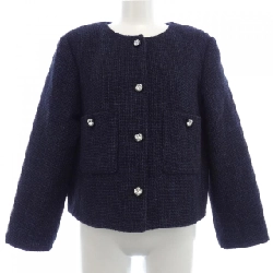 Áo khoác không cổ CHANEL P71190V37139