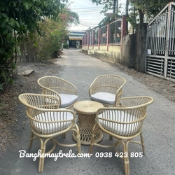 Bàn ghế mây uống trà giá rẻ 501288