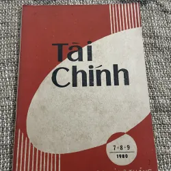Tạp chí tài chính - khổ lớn 7-8-9.1980 